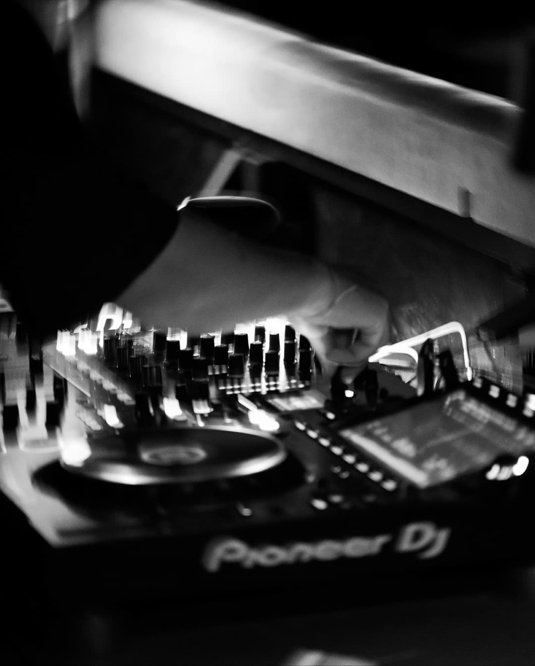 DJ Pioneer deck at GRAPE — the music