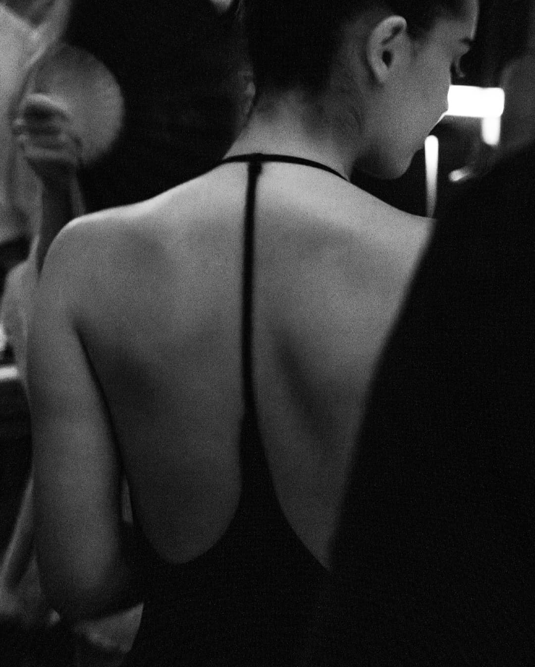 Elegant guest at GRAPE — editorial fashion moment